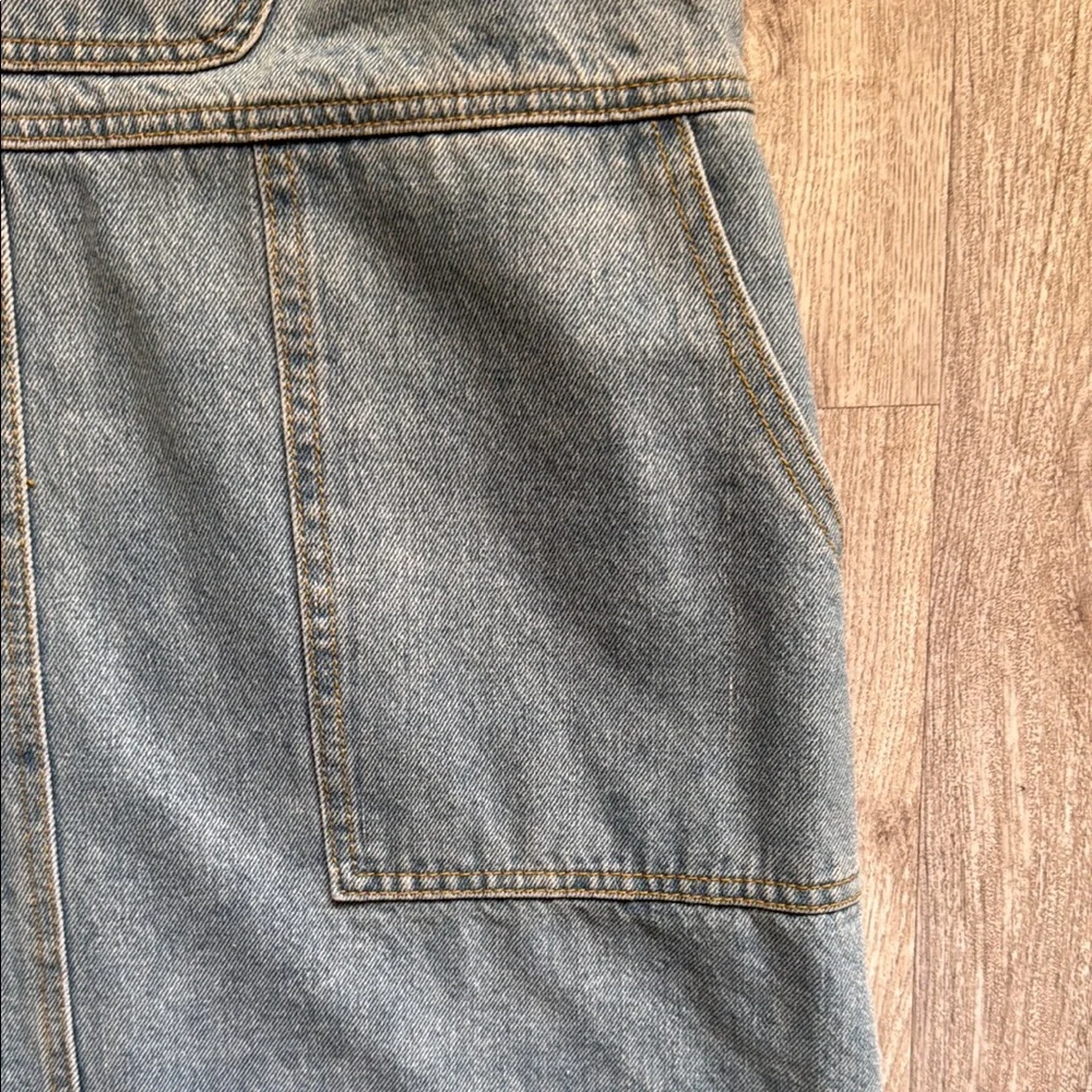 POL Denim Overall Dress - NWOT - Picture 6 of 10